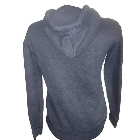 Hollister Navy Blue Pullover Logo Front Hoodie XS - Picture 5 of 6